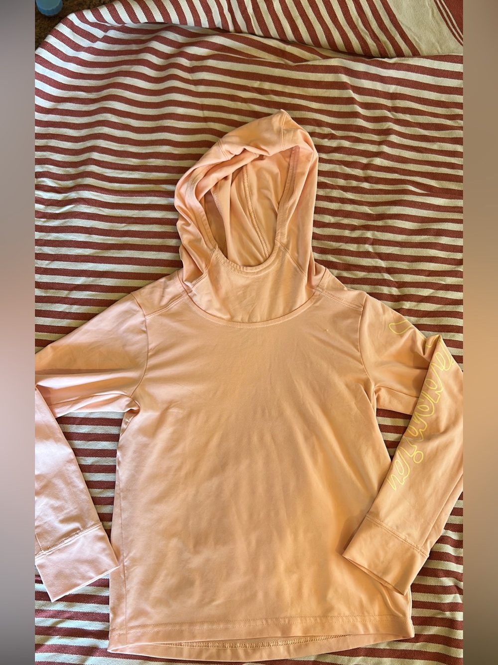 Patagonia Kids Peach Hooded Long-Sleeve Top 5T